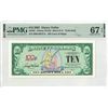 Image 1 : 2002 $10 Tinkerbell Disney Dollar PMG 67EPQ