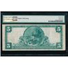 Image 2 : 1902 $5 Charleston SC National PMG 25