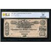 Image 1 : 1861 $10 T-29 Confederate PCGS 20
