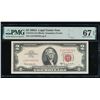 Image 1 : 1963A $2 Legal Tender Note PMG 67EPQ