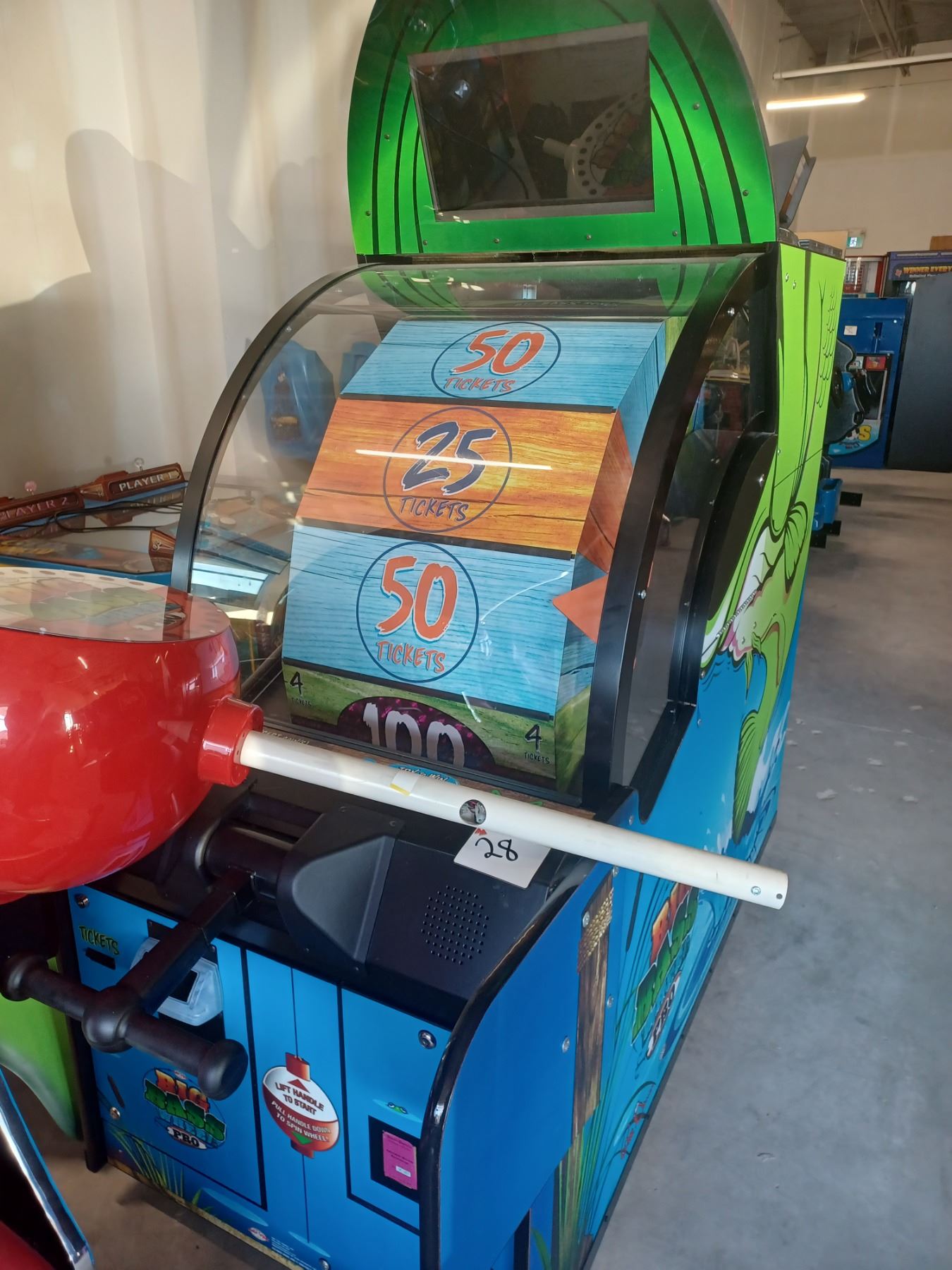 BIG BASS WHEEL PRO - ARCADE GAME MACHINE (MODEL: AAGM-BBWH-PRO-110V; S ...