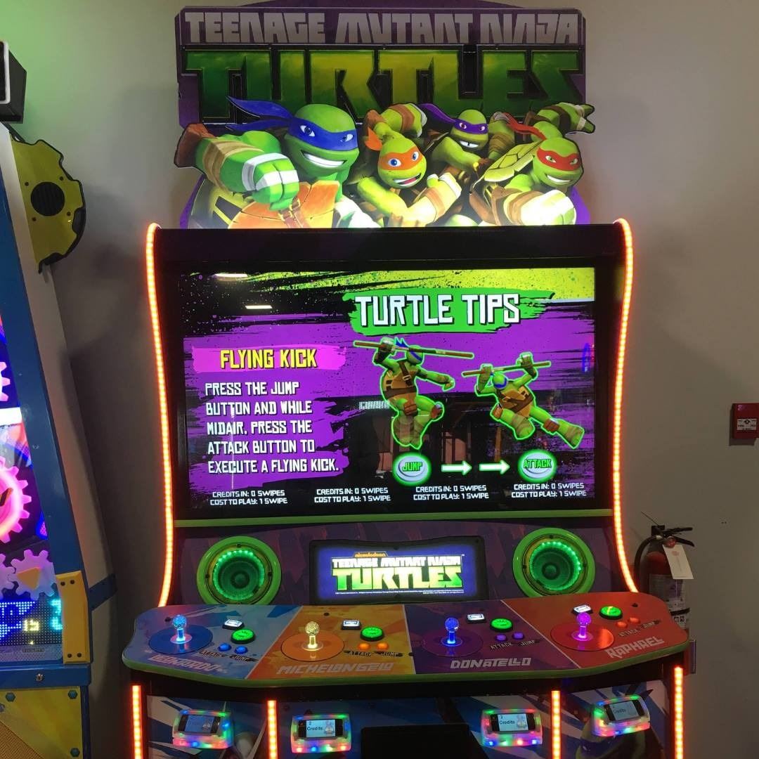 TEENAGE MUTANAT NINJA TURTLES - ARCADE GAME MACHINE(UP TO 4 PLAYERS; S ...