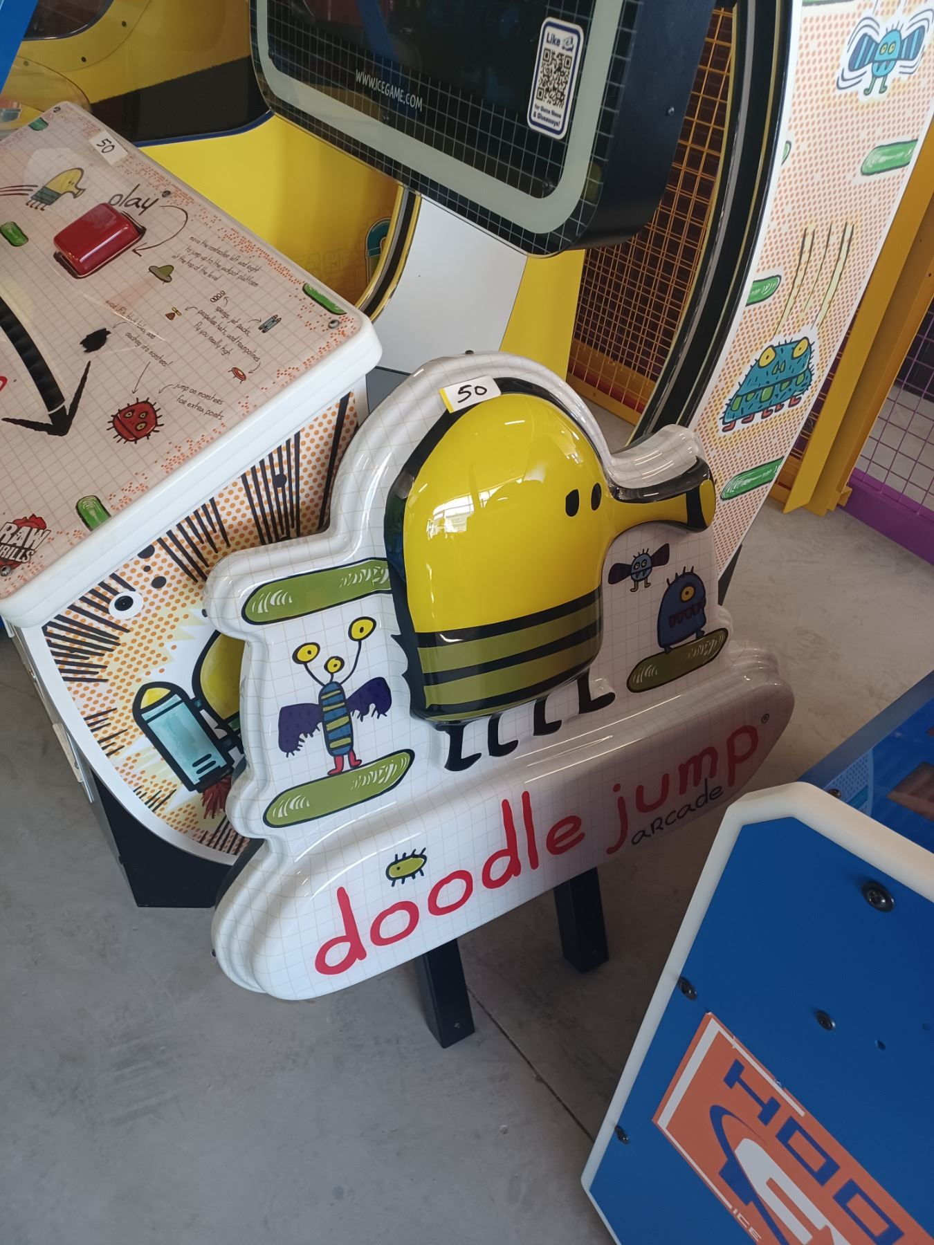 DOODLE JUMP - ARCADE GAME MACHINE (MODEL: DJ1100X; S/N: DJC15 #2142)