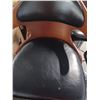 Image 3 : 4- ADJUSTABLE WOOD BAR STOOLS w/ VINYL SEATING