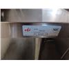 Image 2 : STAINLESS STEEL TABLE APPROX: 30"H x 36" SQ.