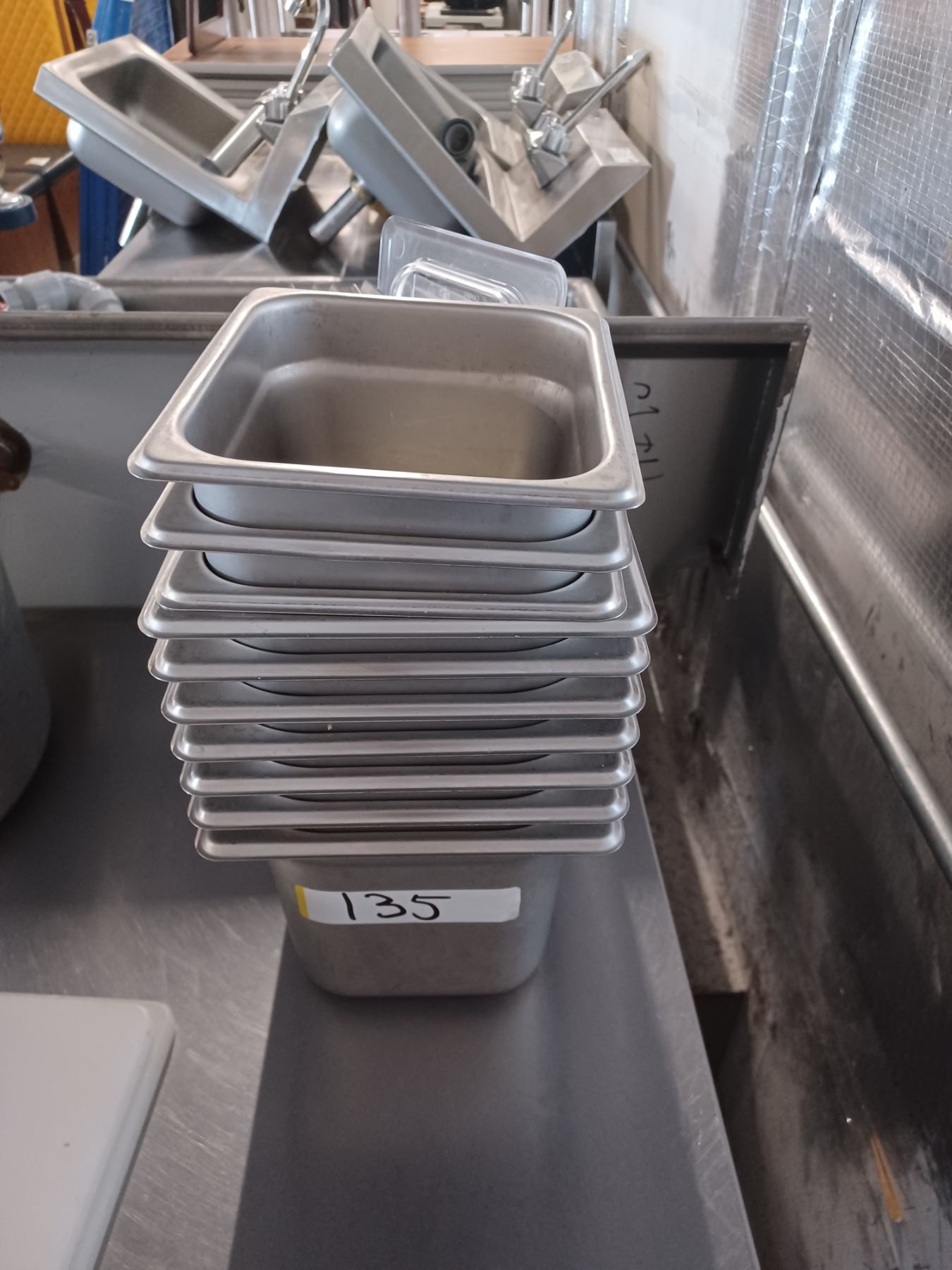Table Subtop Insert 10-STAINLESS STEEL PREP TABLE INSERTS - VARIOUS SIZES