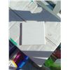 Image 2 : 7-BOXES: TILES (6 BXS = 110 PCS.  Of  4"SQ. WHITE TILES; 1 BOX OF 12" x 2" BLACK TILE)