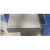 Image 2 : KEN SUN AIR COMRESSOR, 2-CASH DRAWERS (IN LARGE BLACK TOTE w/BLUE LID) + RECYCLE BIN, 2-BLACK JACKET