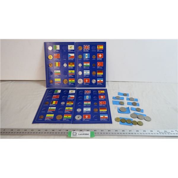 Coins of the World Booklets and Loose Coins