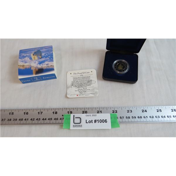 1996 Canadian $2 Proof Coin