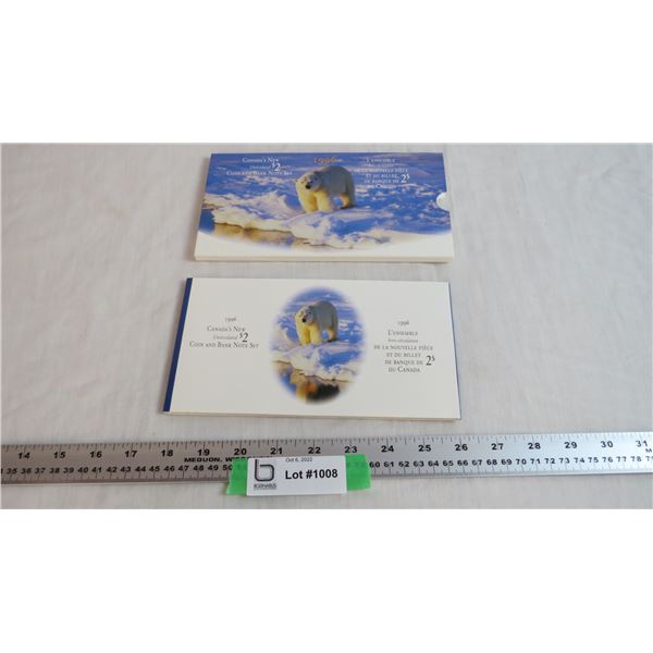 1996 Canadian Uncirculated $2 Coin and Bank Note Set