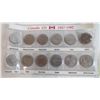 Image 2 : Canada 125 Quarter Set and extra quarters and loonie