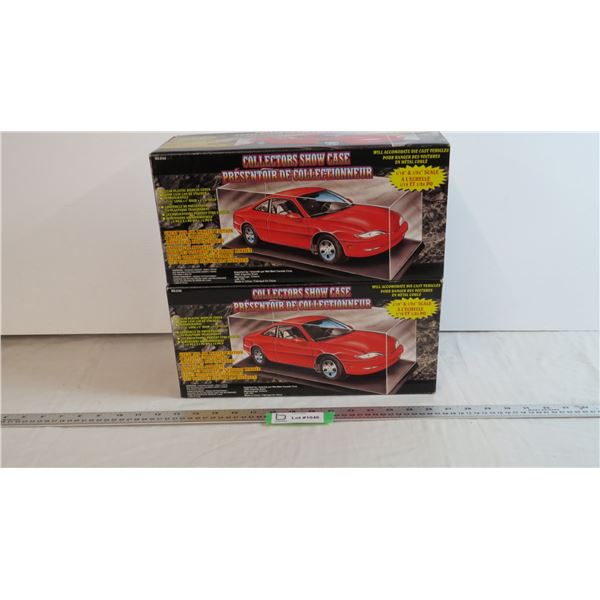 (2) Collectors Showcases