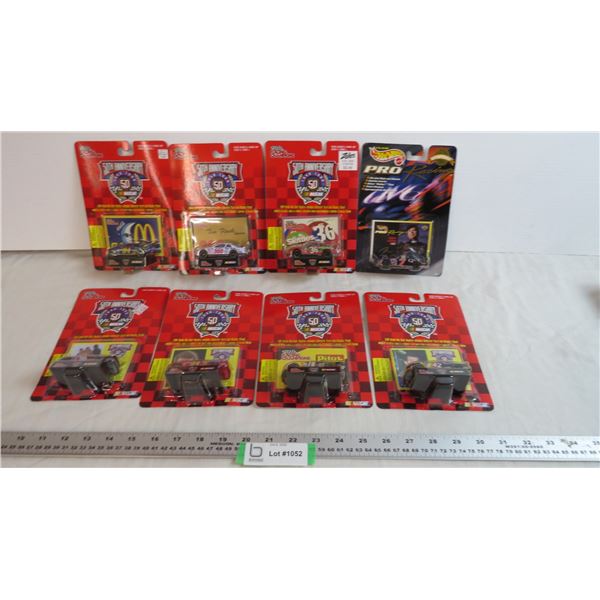 (7) 50th Anniversary Nascar 1:64 scale Die Cast Car, (1) Pro Racing Car