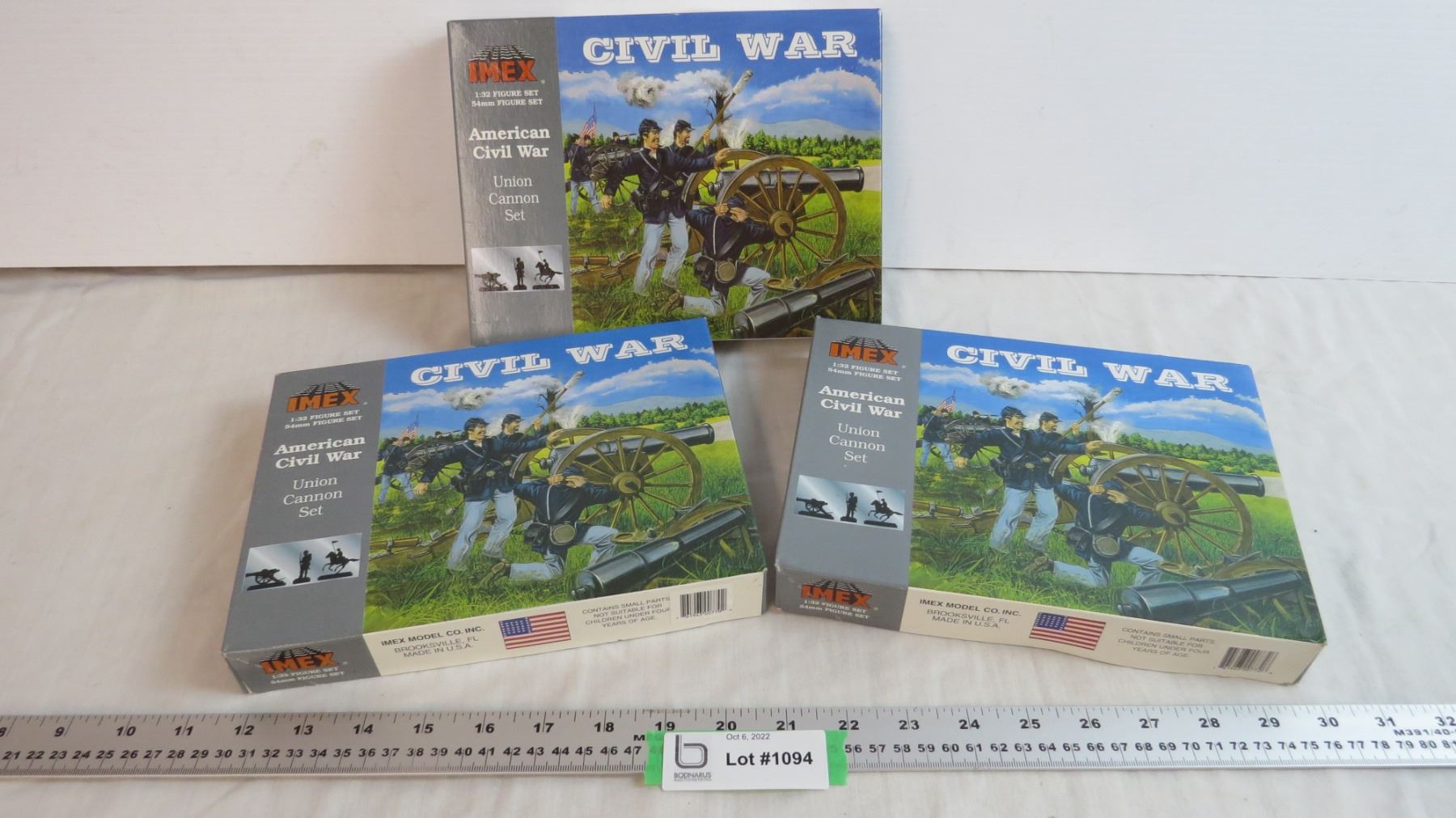 (3) 1:32 scale American Civil War Model Kits - Bodnarus Auctioneering
