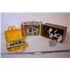 Image 1 : Vintage Roly-Poly Cow in original Box + Container w/ Blocks