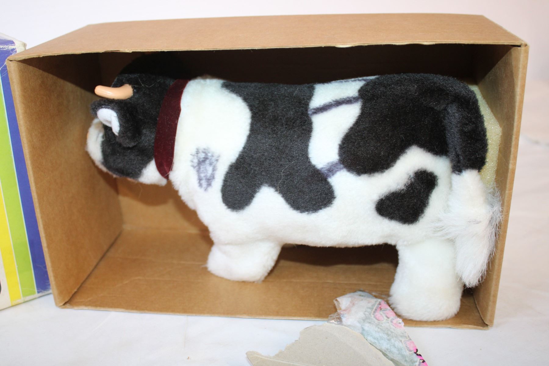 Vintage Roly-Poly Cow in original Box + Container w/ Blocks - Bodnarus ...