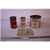 (4) Vintage Tins
