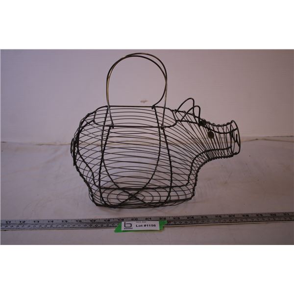 Wire Pig Basket