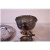 Image 3 : (3) Silver Plate Items + Warmer