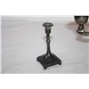 Image 2 : (3) Silver Candle Holders