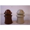 Image 5 : Madalta Dish, Pitcher (Made in England), and (2) Ceramic Insulators