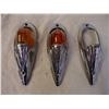 Image 2 : (3) Chrome Marker Light, 2 have lenses