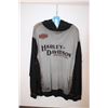 *Hooded Harley Davidson Long Sleeve Shirt (XXL)