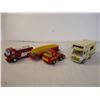 Image 3 : (3) Tonka, 2 fire trucks and motorhome