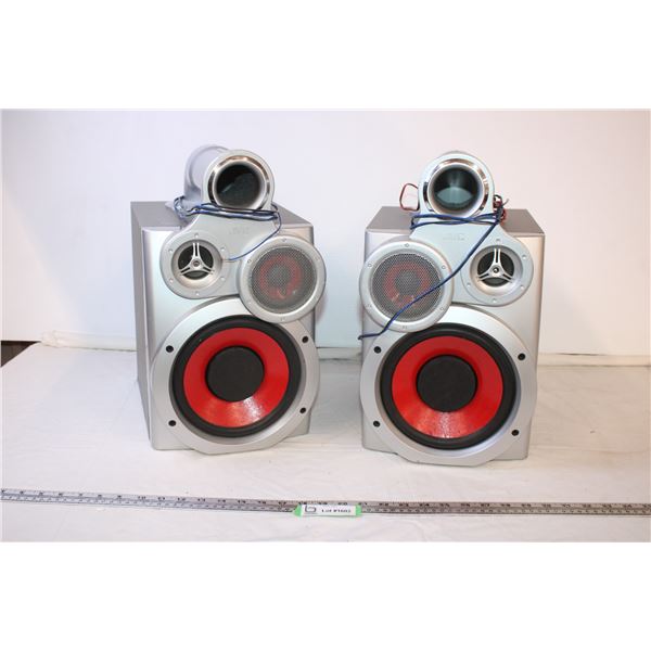 Pair of JVC Giga Tube Speakers