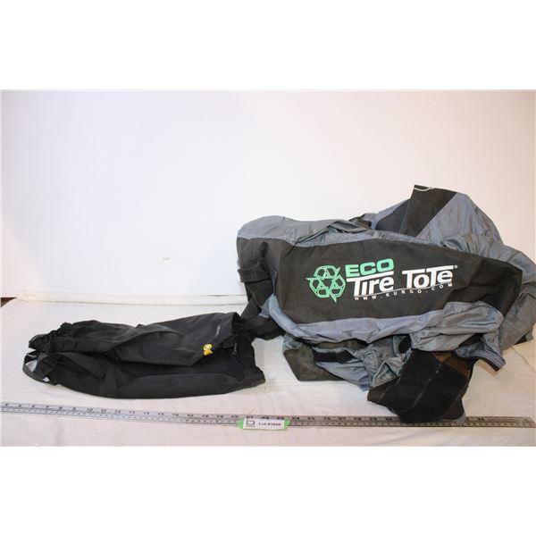 Pair of Nylon Gators, Set of Tire Covers