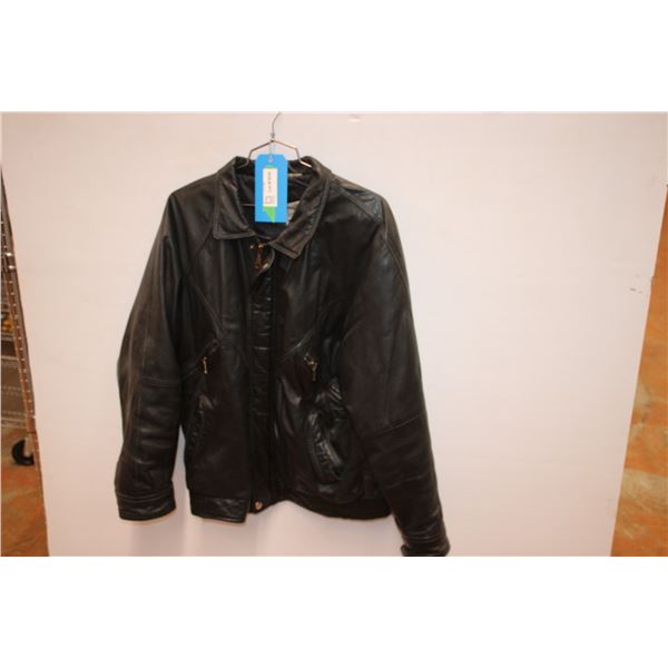 *Leather Jacket (Sz Large)