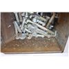 Image 3 : Bin of Large Bolts with Nuts, Washers