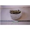 Image 1 : Pail of Asstd Large Bolts, Nuts, Washers