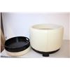 Image 4 : *3-in-1 White Pleather Ottoman/Side Table/ Storage