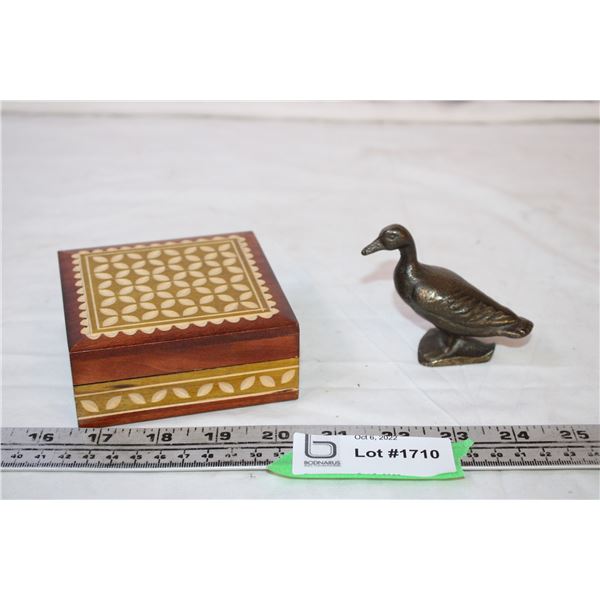 Cast Iron Duck Bottle Opener + Decorative Box