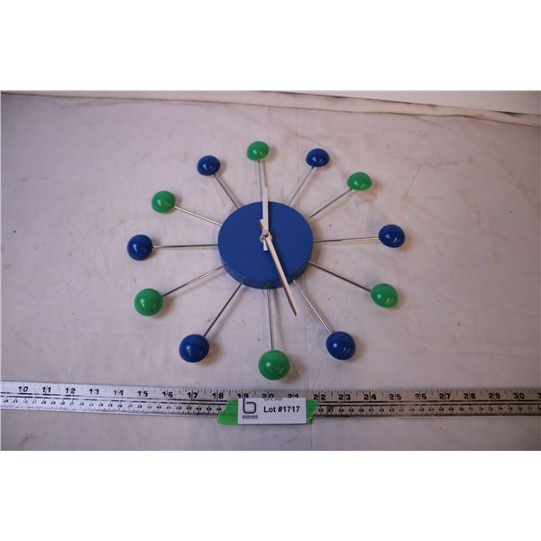 Reproduction Sunburst Clock (works)