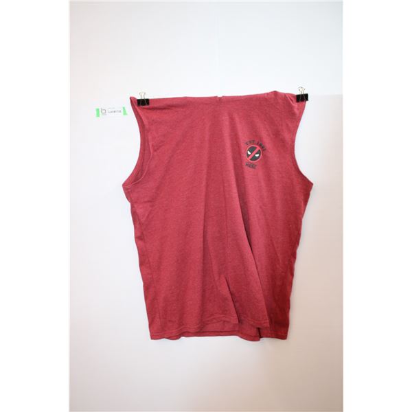 Hooded Deadpool Tank Top (Large)