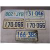 Image 2 : (5) Sask license plates (1 pair)
