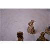 Image 10 : (18) Red Rose Tea Figurines w/ Container