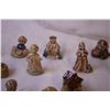 Image 6 : (18) Red Rose Tea Figurines w/ Container