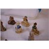 Image 7 : (18) Red Rose Tea Figurines w/ Container