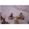 Image 9 : (18) Red Rose Tea Figurines w/ Container