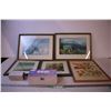 Image 1 : *(5) Framed Pictures + (4) Misc Light Bulbs