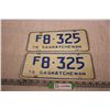Image 1 : Pair of Saskatchewan 1976 Farm Licence Plates