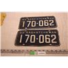 Image 1 : Pair of Saskatchewan 1962 Licence Plates