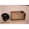 Image 1 : Snowmobile Helmet +Wood Coke Crate