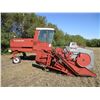 Image 2 : 1982 Hesston 6450 Swather - Chrysler Slant 6 engine Runs Well - New battery - 21ft u2 pickup reel -