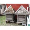 Image 1 : (2) Barn ventilators 1920's 6ft tall