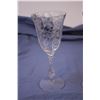 Image 3 : (3) Etched Glass Wine Glasses